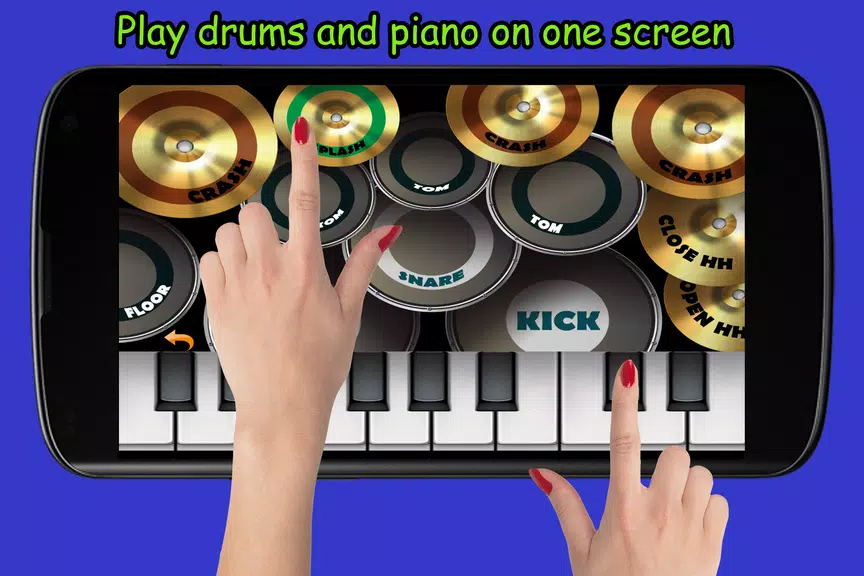 Blue Drum - Piano screenshot 1