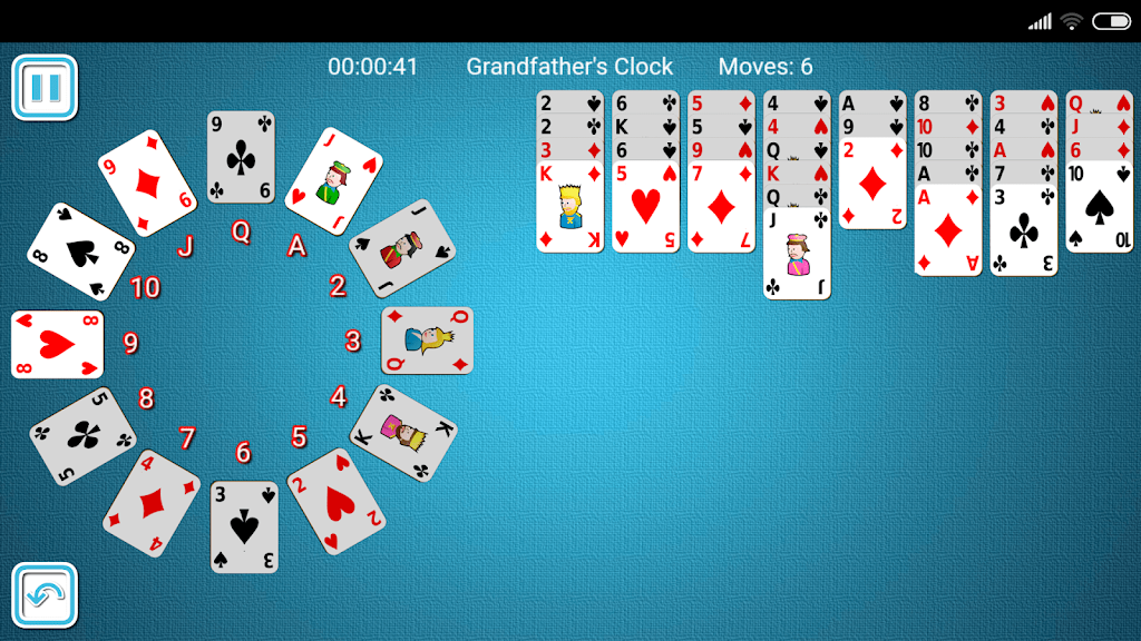 Grandfather's Clock Solitaire screenshot 3