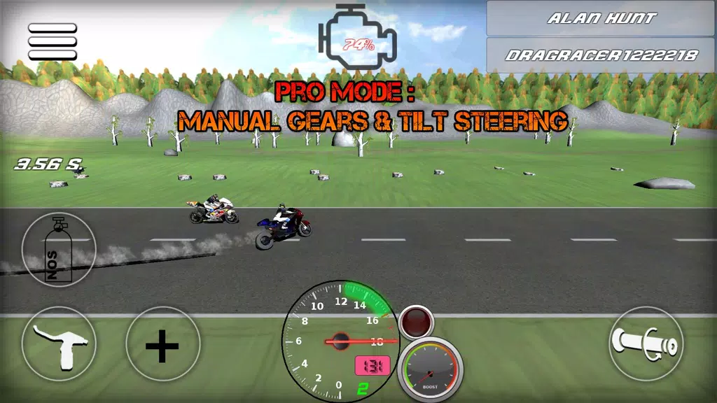 Drag bikes - Motorbike racing screenshot 1