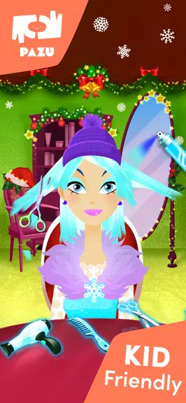 Girls Hair Salon Christmas screenshot 3