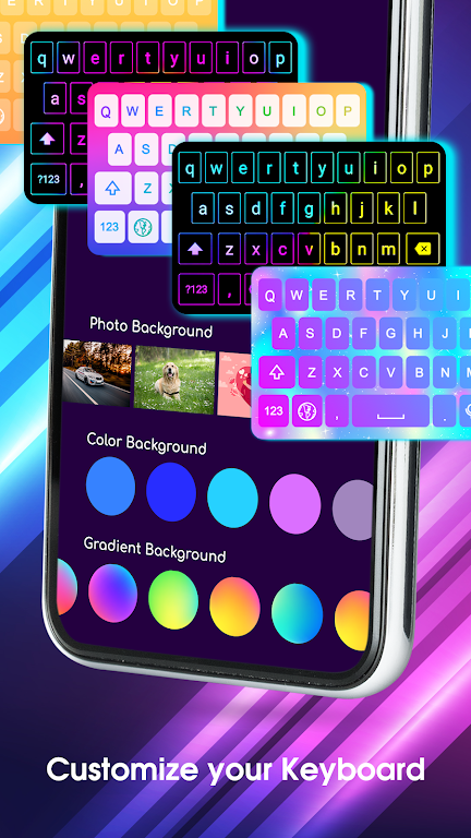 Neon LED Keyboard screenshot 1