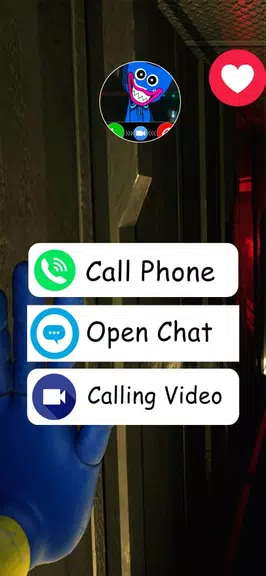 Video Fake call and chat Puppy Playtime screenshot 1