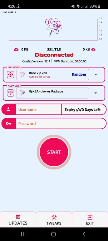 Rose ViP VPN screenshot 2