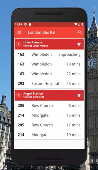 London Bus Pal: Live arrivals screenshot 3