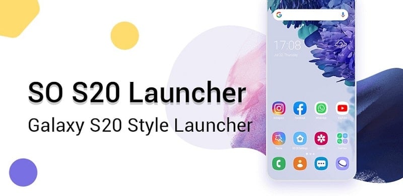 SO S20 Launcher for Galaxy S screenshot 1