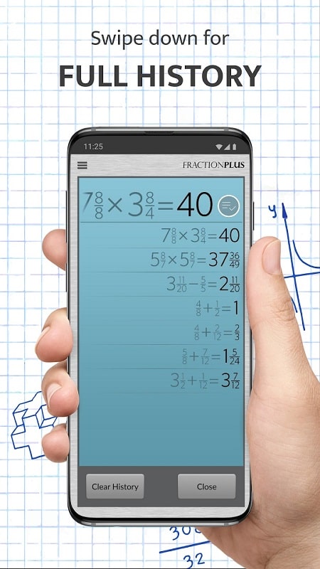 Fraction Calculator Plus screenshot 1