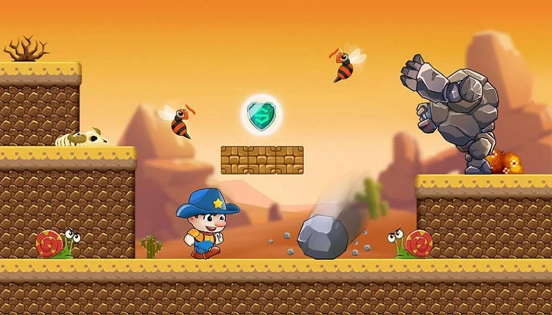 Super Bino 2: Adventure World screenshot 2