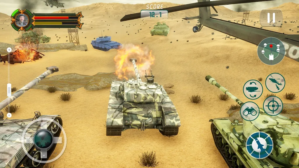 Tank Games Offline: Tank War screenshot 1