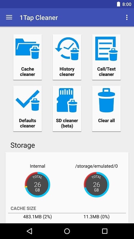 1Tap Cleaner Pro screenshot 2