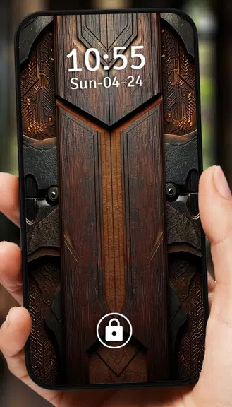 Vintage Door Lock Screen screenshot 4