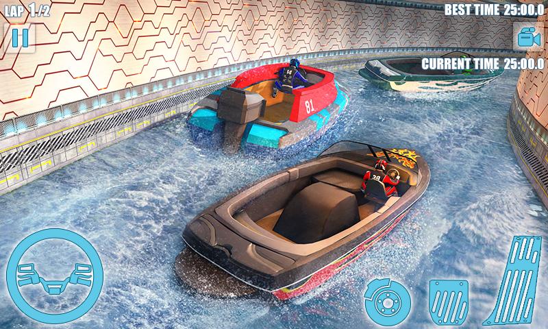 Speed Boat Crash Racing screenshot 1