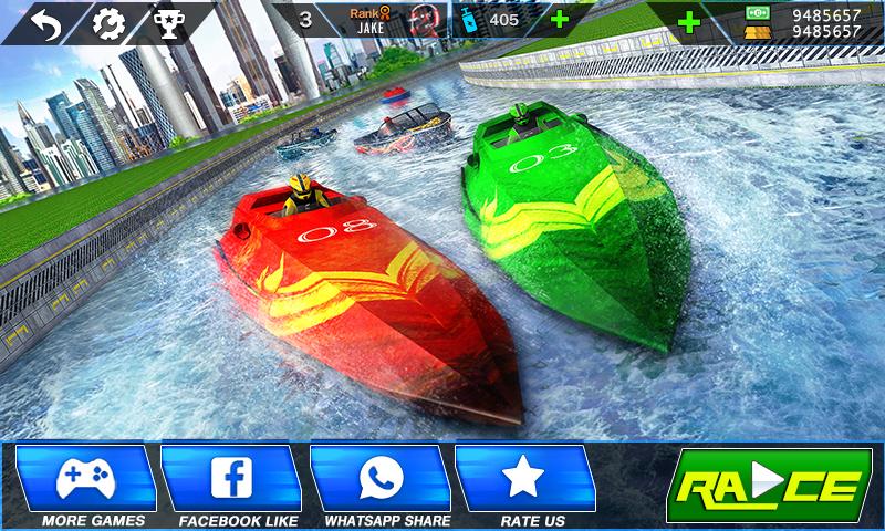 Speed Boat Crash Racing screenshot 2