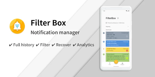 FilterBox Notification Manager screenshot 1