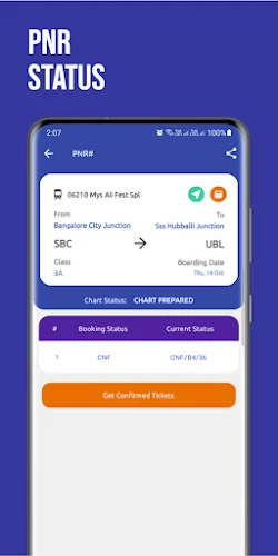 Train Ticket Booking App screenshot 2