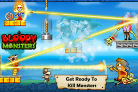 Bloody Monsters: Bouncy Bullet screenshot 1