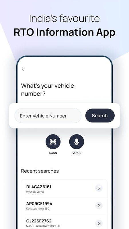 CarInfo screenshot 1