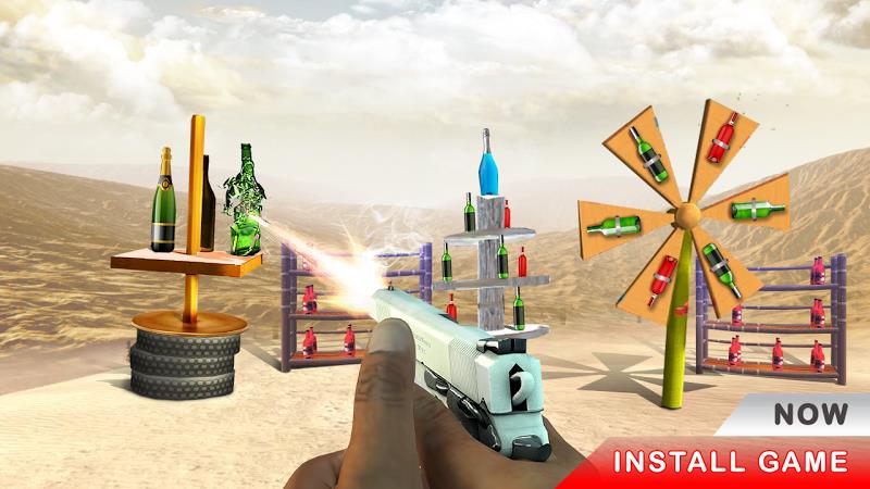 Gun Bottle Shooting game screenshot 15