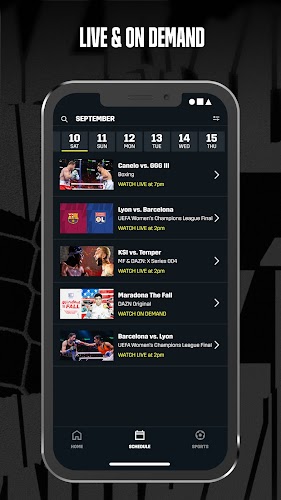 DAZN - Watch Live Sports screenshot 7