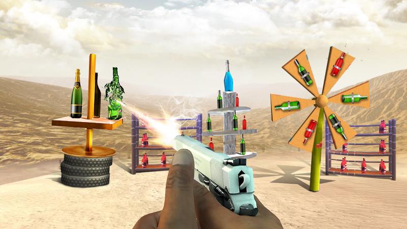 Gun Bottle Shooting game screenshot 11