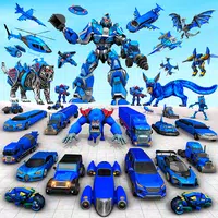 Police Tiger Robot Car Game 3d APK