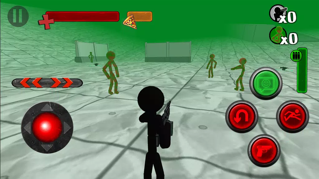 Stickman Zombie 3D screenshot 1