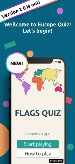 Flags Quiz:  World Geo Trivia screenshot 1