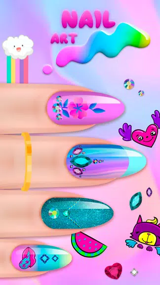 Girls Nail Salon Game:Nail Art screenshot 3