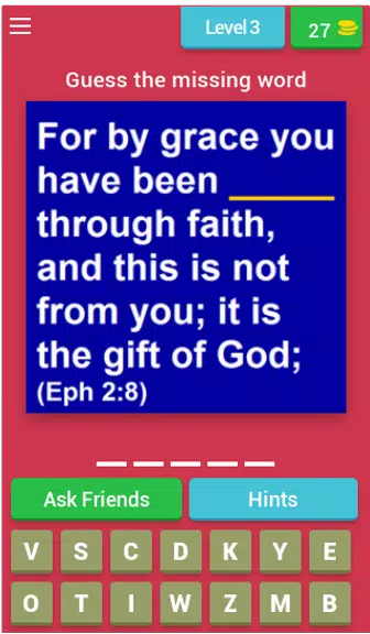 Bible Verse Quiz (Bible Game) screenshot 3