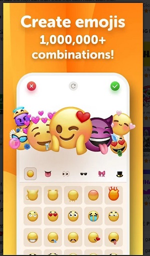 Emoji Up genmoji maker sticker screenshot 2