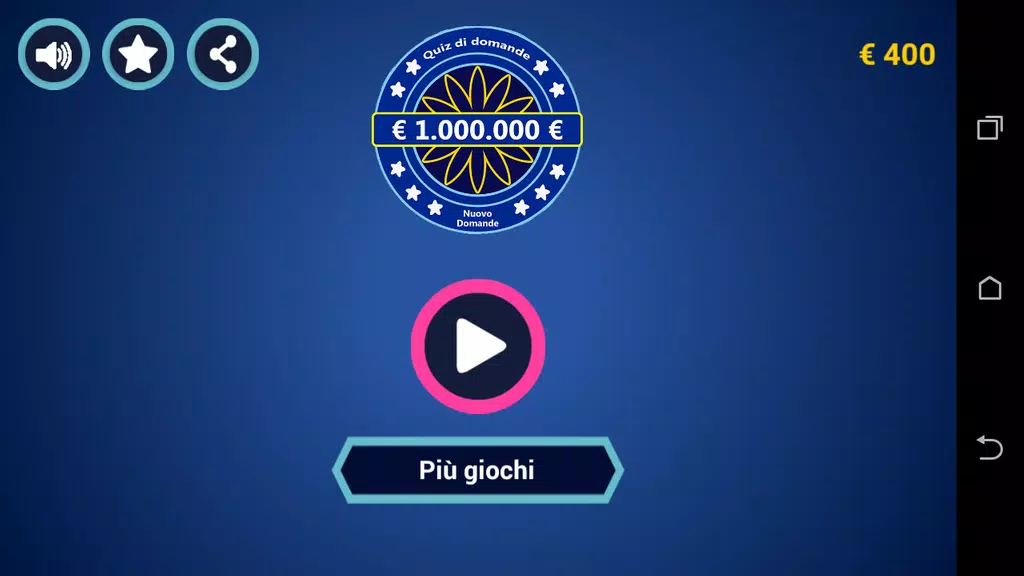 Milionario Quiz - Trivia Italiano screenshot 1