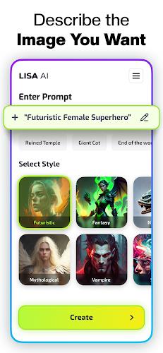 Lisa AI: AI Art Generator screenshot 4