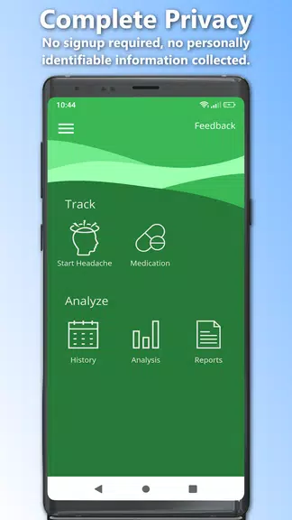 Headache and Migraine Tracker screenshot 2