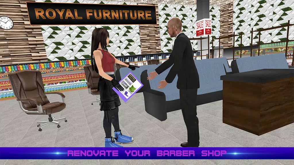 Barber Girl: Hair Salon Game screenshot 4