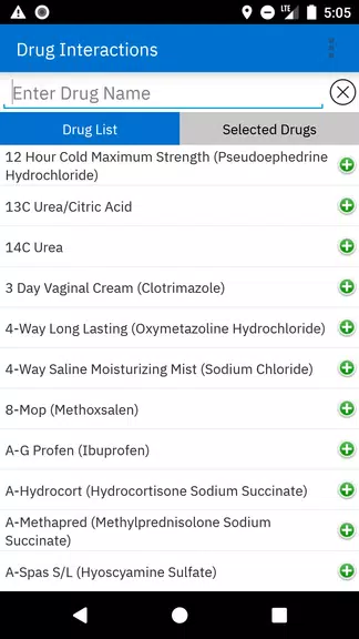 Micromedex Drug Interactions screenshot 1