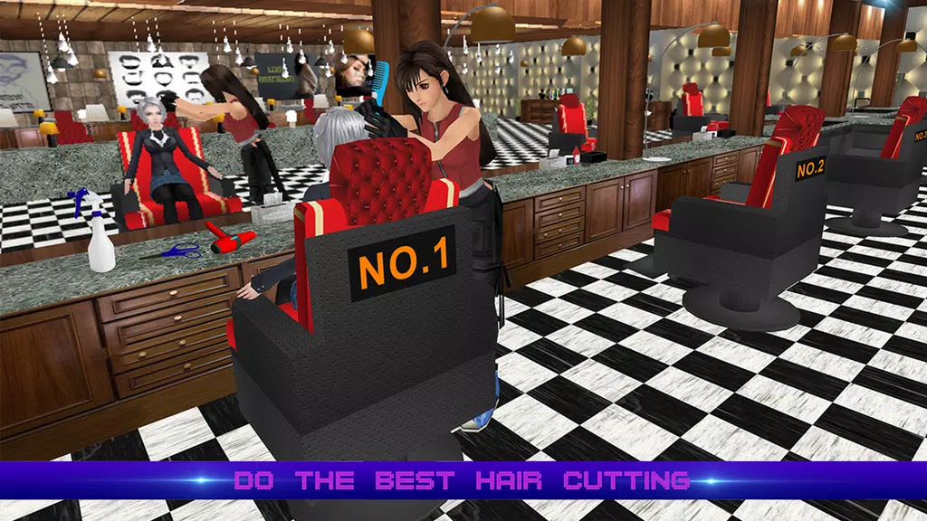 Barber Girl: Hair Salon Game screenshot 3