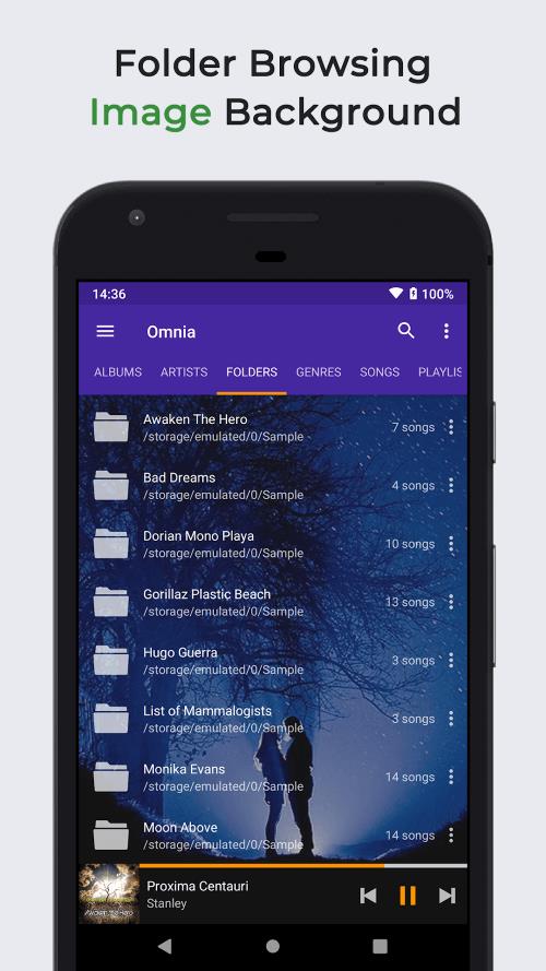 Omnia Music Player screenshot 4