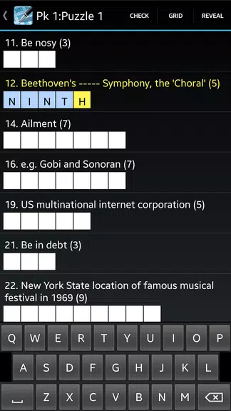 Crossword Lite screenshot 4