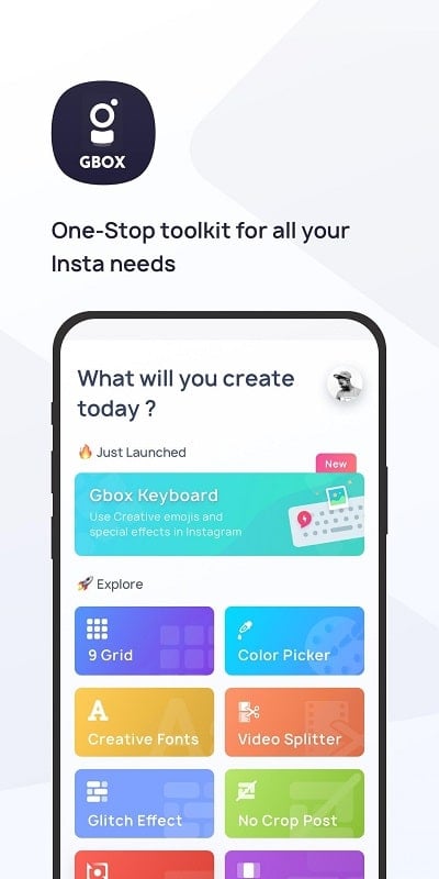 Toolkit for Instagram – Gbox screenshot 1