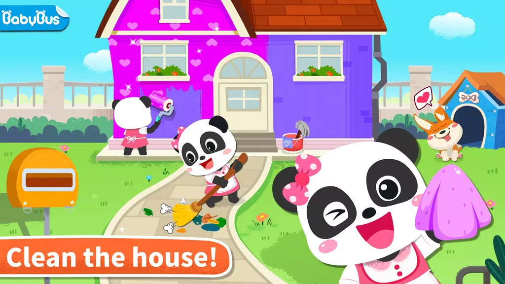 Baby Panda' s House Cleaning screenshot 1