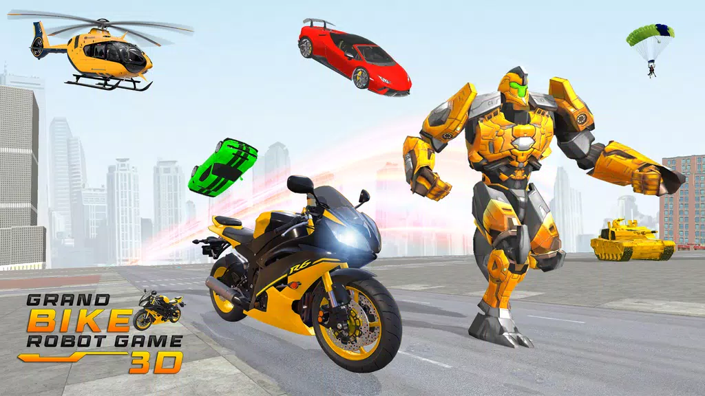 Bike Robot Shooting: War Games screenshot 2