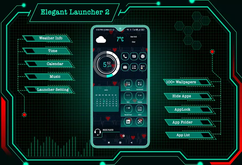 Elegant Launcher 2 - Applock screenshot 1