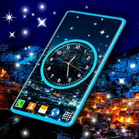 Night Sky Clock Wallpapers APK