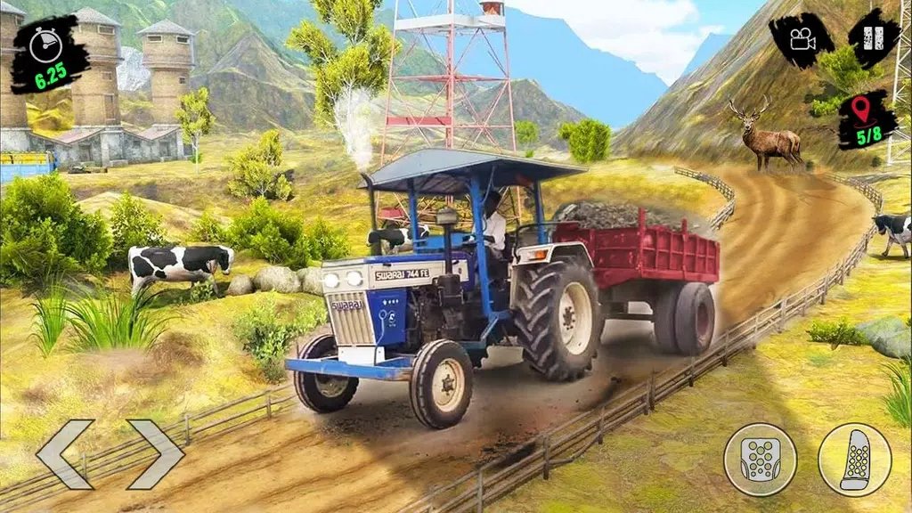 Off-road Tractor Driving Games screenshot 1