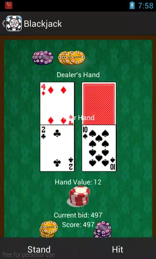 BlackJack games free offline screenshot 2