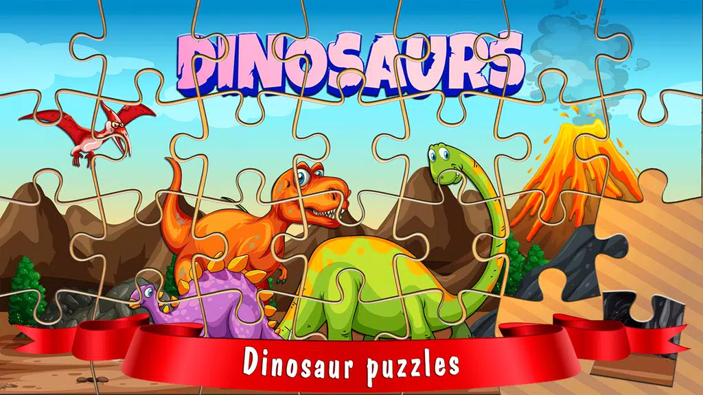 Dino Puzzle - Jigsaw screenshot 1