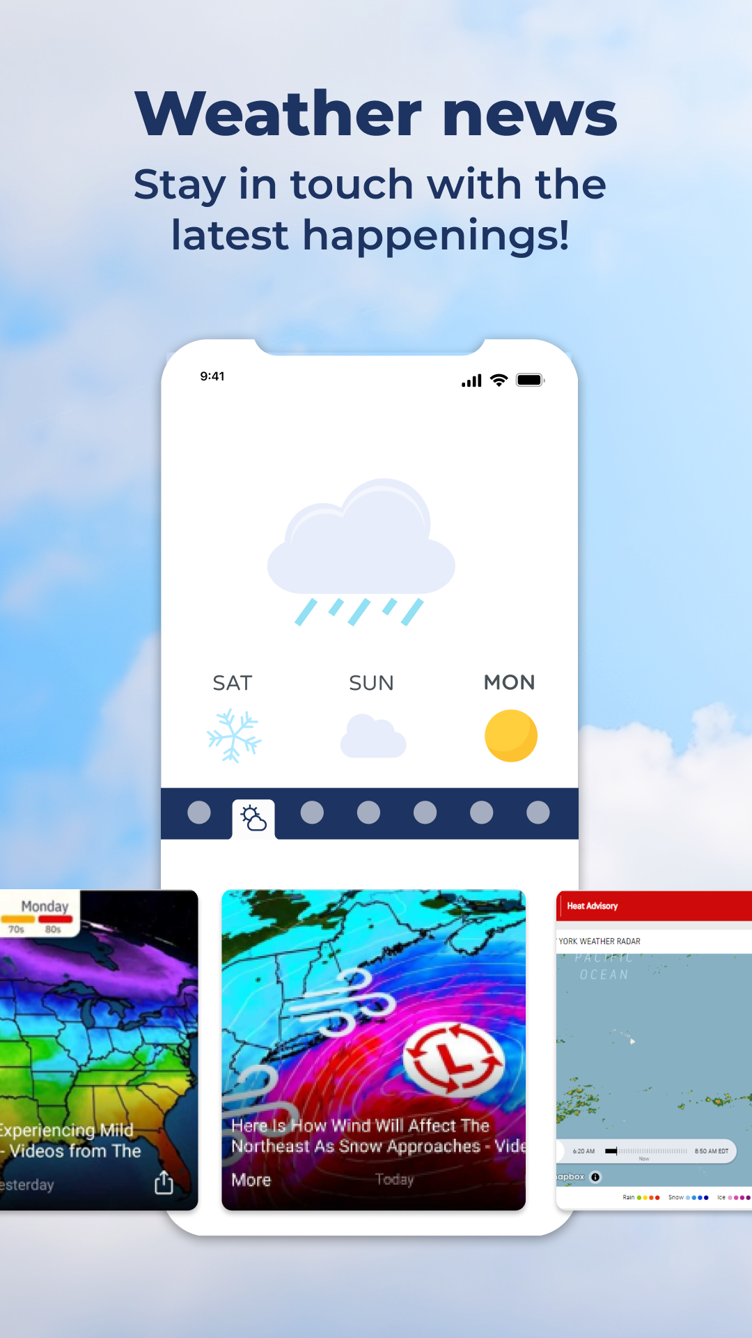 Weather Keyboard screenshot 1