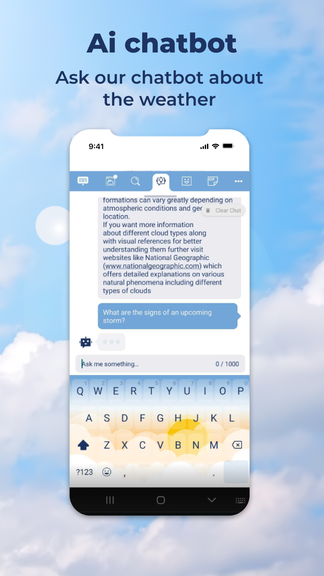 Weather Keyboard screenshot 5