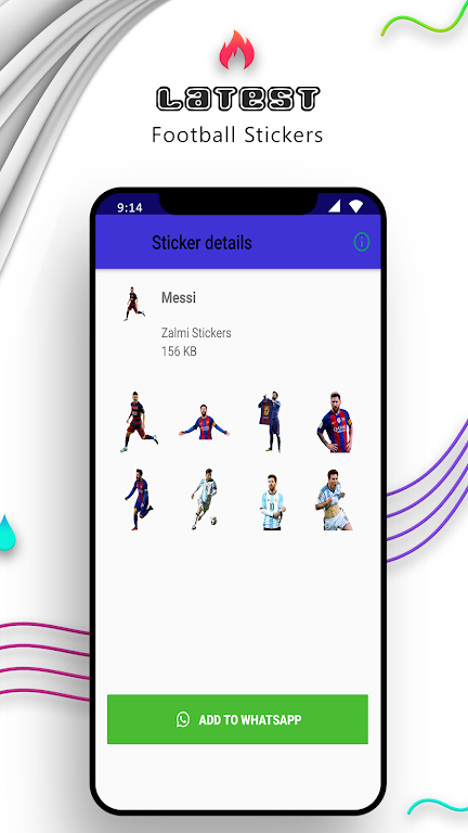 Football Stickers for WhatsApp screenshot 3