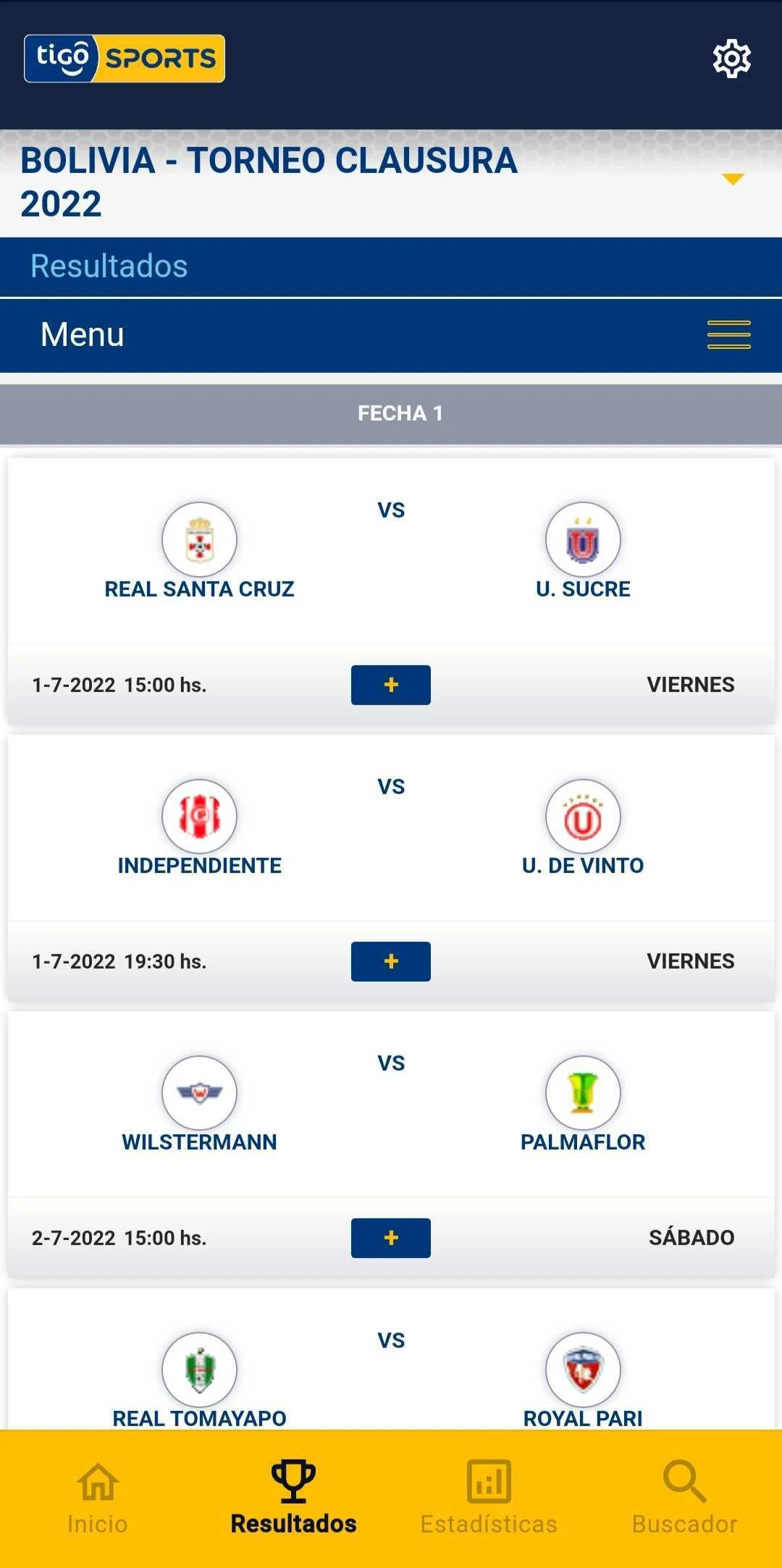 Tigo Sports Bolivia screenshot 4