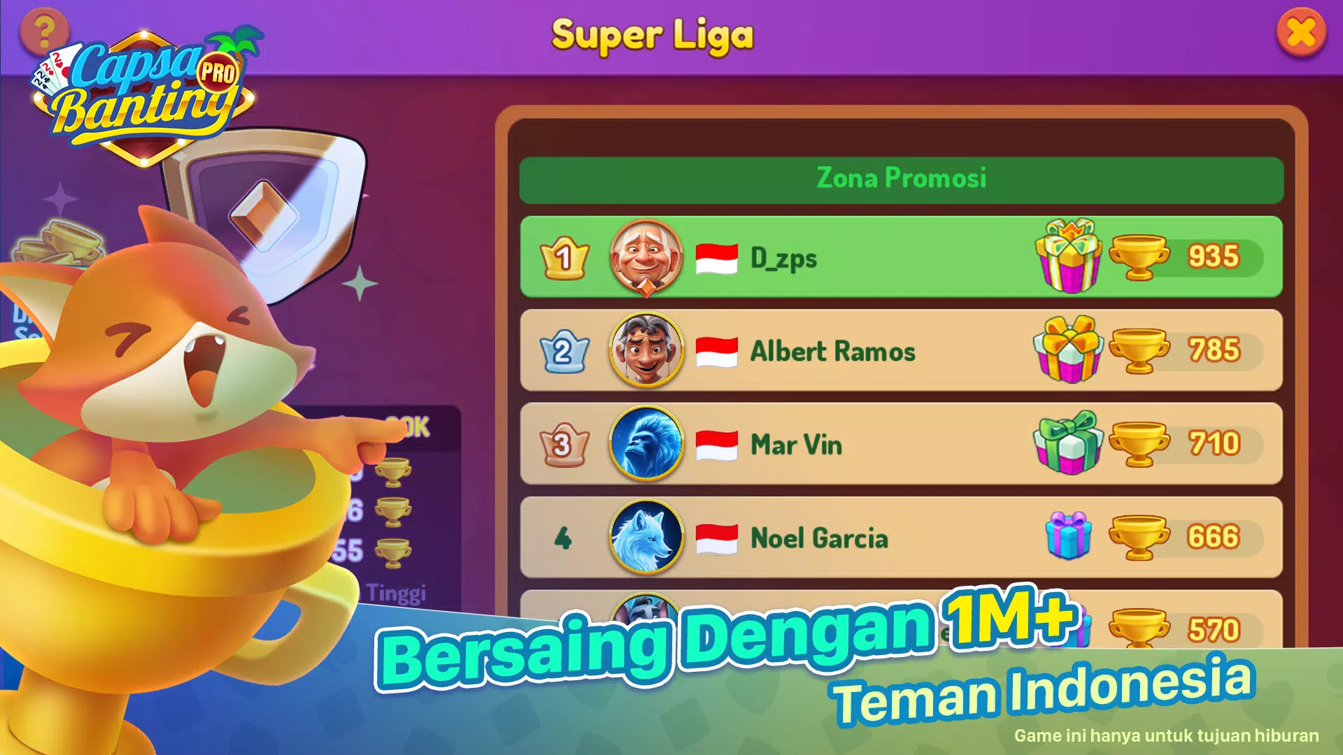 Big 2 Capsa Banting ZingPlay screenshot 1